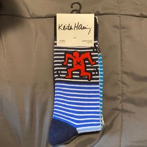 Keith Haring 3 Pack Men’s Socks